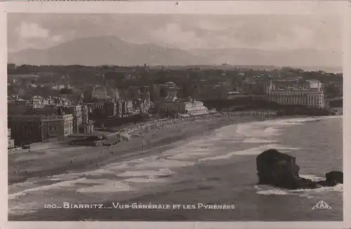 Frankreich - Frankreich - Biarritz - Vue generale et les Pyrenees - ca. 1935