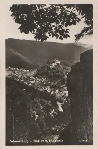 Schwarzburg vom Trippstein - ca. 1955