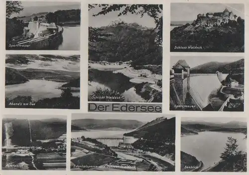 Edersee - mit Peterskopf - ca. 1955