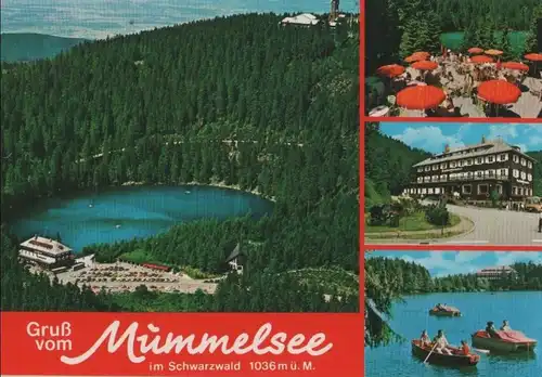 Mummelsee - mit 4 Bildern - ca. 1995