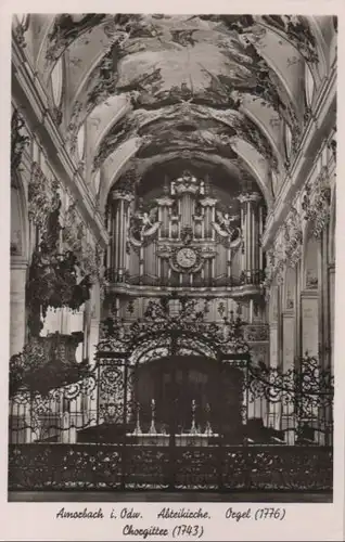 Amorbach - Abteikirche, Chorgitter - ca. 1950