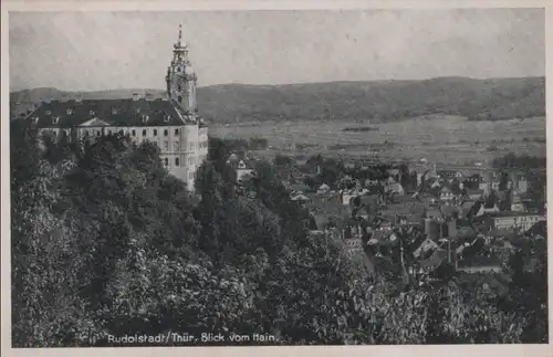 Rudolstadt - Blick vom Hain - ca. 1950
