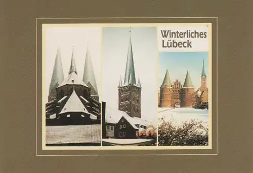 Winterliches Lübeck - ca. 1975