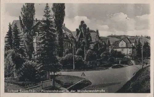 Sulza - Wunderwaldstraße, Pensionshäuser