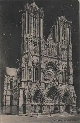 Frankreich - Frankreich - Reims - Cathedrale - 1916