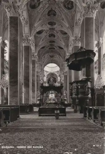 Österreich - Österreich - Mariazell - Inneres der Basilika - ca. 1965