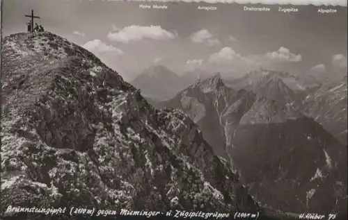 Brunnensteinspitze - gegen Mieminger - ca. 1960