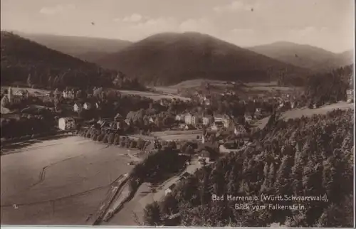 Bad Herrenalb - Blick vom Falkenstein - ca. 1935