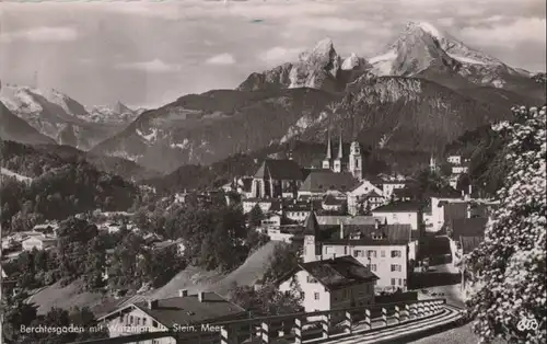 Berchtesgaden - mit Watzmann und Steinernem Meer - 1958