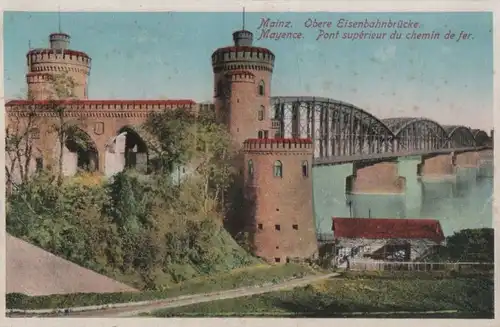 Mainz - Obere Eisenbahnbrücke - 1925
