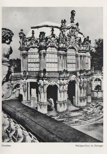 Dresden - Waldpavillon im Zwinger - ca. 1955
