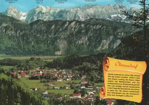 Oberaudorf mit Kaisergebirge - 2001