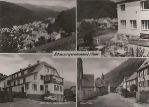 Nahetal-Waldau, Schleusingerneundorf - u.a. Teilansicht - 1974