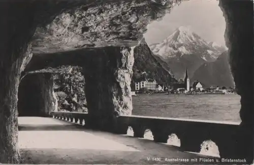 Schweiz - Schweiz - Axenstraße - mit Flüelen und Bristenstock - ca. 1960