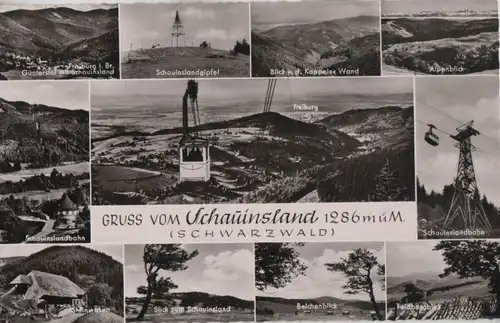 Schauinsland - u.a. Blick von der Kappeler Wand - ca. 1960