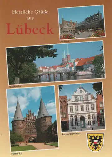Lübeck - u.a. Rathaus - ca. 1995