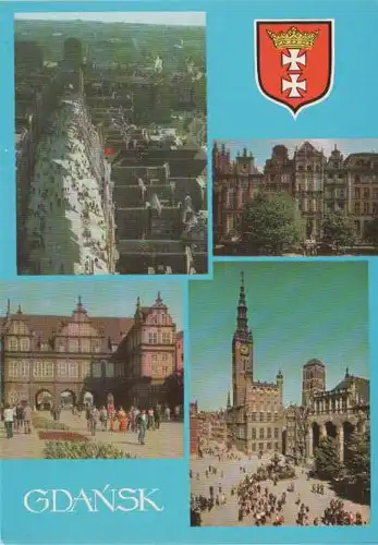 Polen - Polen - Danzig Gdansk - Ulica Dluga - ca. 1975