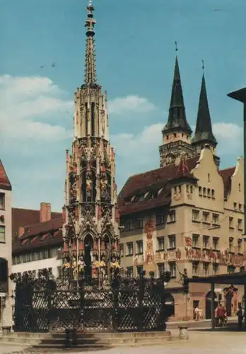 Nürnberg - Schöner Brunnen - ca. 1980