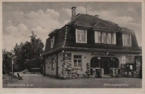 Syrau - Drachenhöhle, Höhleneingangshaus - 1952