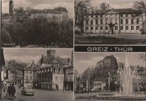 Greiz - u.a. Oberes Schloß - 1975