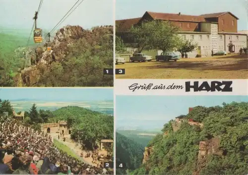 Harz - u.a. Harzer Bergtheater bei Thale - 1972