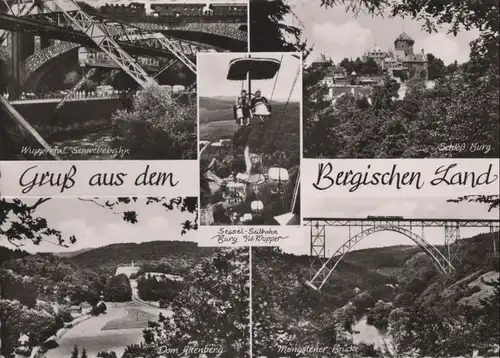 Bergisches Land - u.a. Schloß Burg - ca. 1965