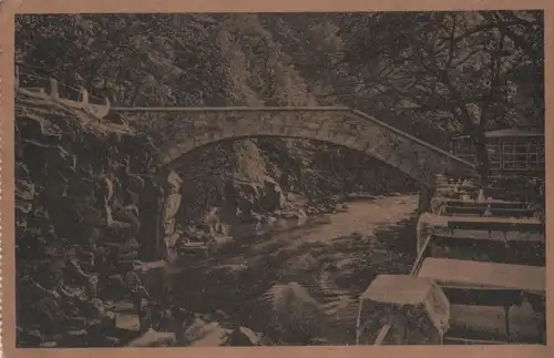 Thale - Jungfernbrücke m. Königsrühe - ca. 1940