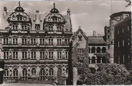 Heidelberg - Schloß, Friedrichs-Bau - ca. 1955
