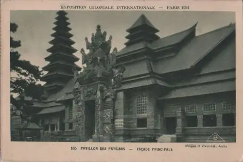 Frankreich - Frankreich - Paris - Exposition Coloniale - Pavillon des Pays-Bas - 1931