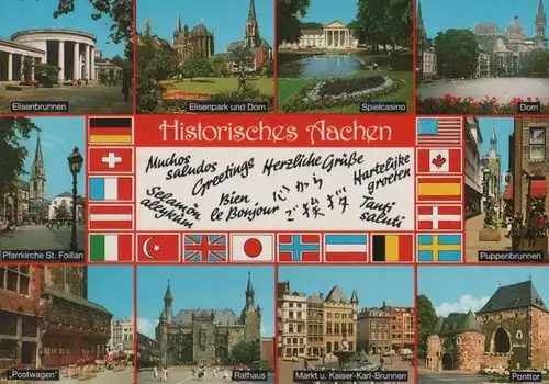 Aachen - u.a. Elisenpark und Dom - 1992