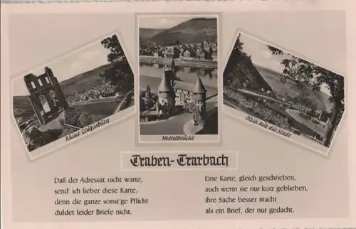 Traben-Trarbach - u.a. Gräfinburg - ca. 1950