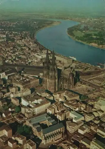Köln - Luftaufnahme - 1964