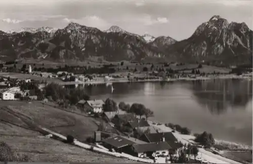 Füssen-Hopfen am See - mit Säuling - ca. 1960
