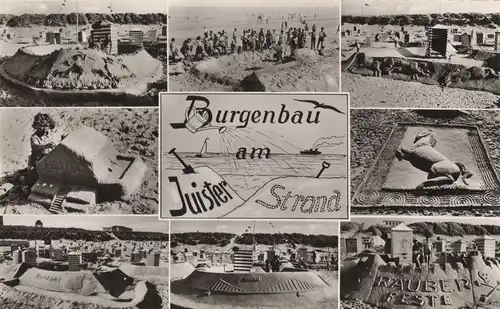 Juist - Burgenbau sandburgen