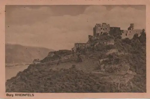 Kaub, Burg Gutenfels - ca. 1950