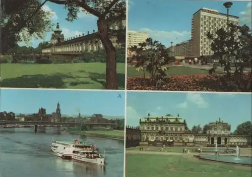 Dresden - u.a. Zwinger mit Kronentor - 1974