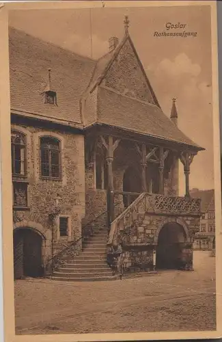 Goslar - Rathausaufgang - ca. 1935