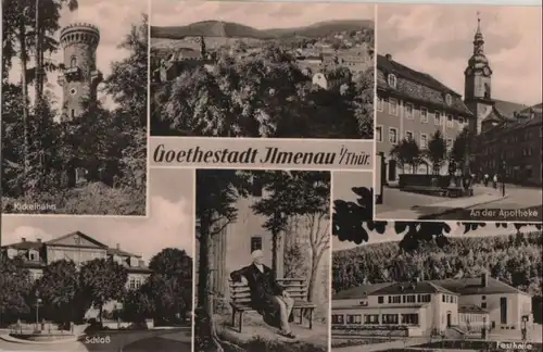 Ilmenau - u.a. Festhalle - ca. 1960