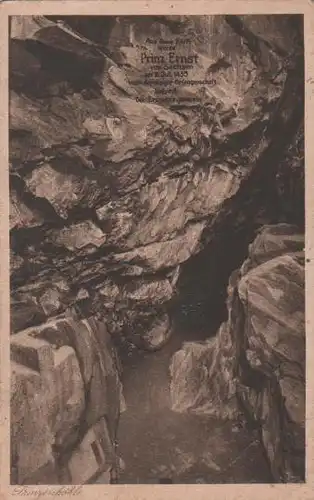 Königstein - Prinzenhöhle Sächs. Erzg. - Eingang - ca. 1935