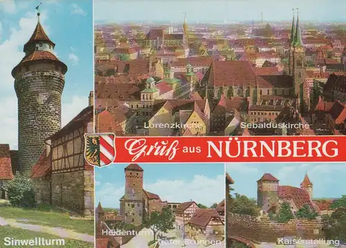 Nürnberg - u.a. Sebalduskirche - ca. 1985