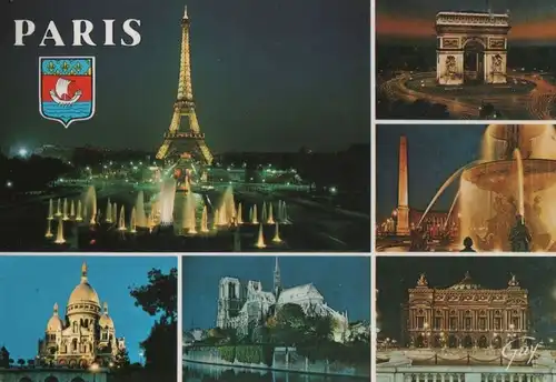 Frankreich - Frankreich - Paris - 6 Teilbilder - 1995