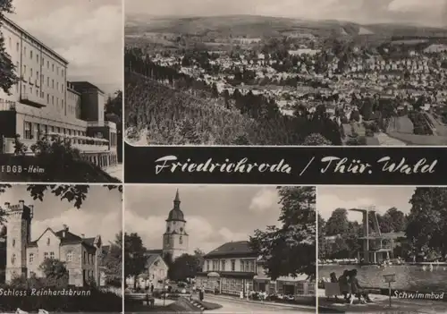 Friedrichroda - 5 Teilbilder - 1977