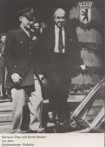 Ernst Reuter und General Clay - ca. 1950