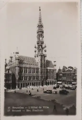 Belgien - Belgien - Brüssel - Bruxelles - Hotel de Ville - ca. 1955