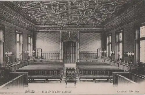 Frankreich - Frankreich - Rouen - Salle de la Cour de Assises - ca. 1935