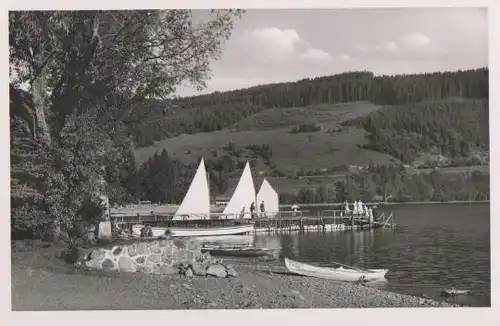 Titisee - Bei der Anlegebrücke - ca. 1955