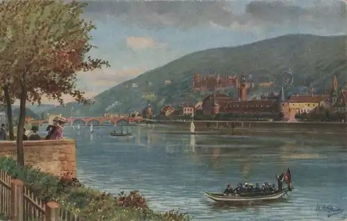 Heidelberg - Blick von der Neuenheimer Landstraße