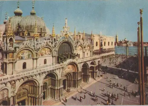 Italien - Italien - Venedig - Chiese und Piazzeta S. Marco - 1955