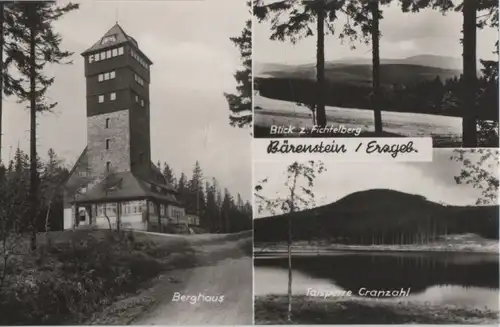 Bärenstein - u.a. Blick zum Fichtelberg - 1966