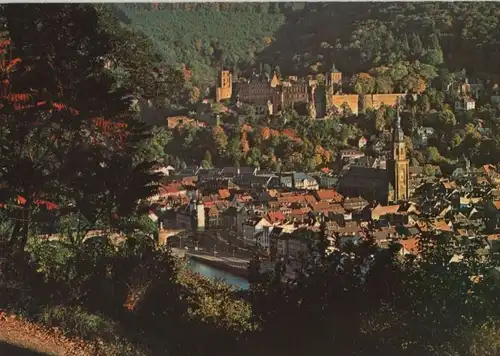 Heidelberg - Schloss mit Altstadt - 1990